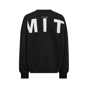 Haute L'amitie Maxi Split Logo Sweat - Black 