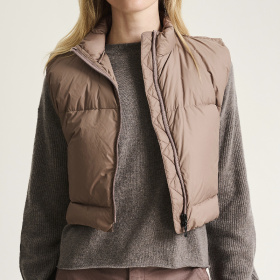 Bitte Kai Rand Feather Down Kort Vest - Deer