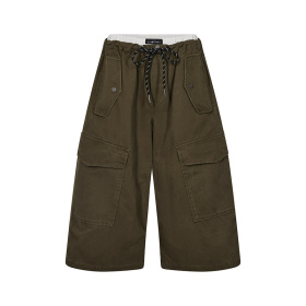 Haute L'amitié Pull On Cargo Bermudas - Army