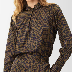 Karmamia Tara Bluse - Houndstooth