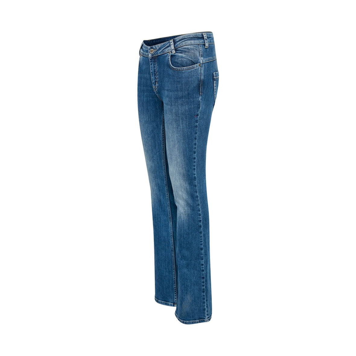 DENIM - Yara Bootcut Jeans Light Denim - Jydepotten.dk Fragt Over