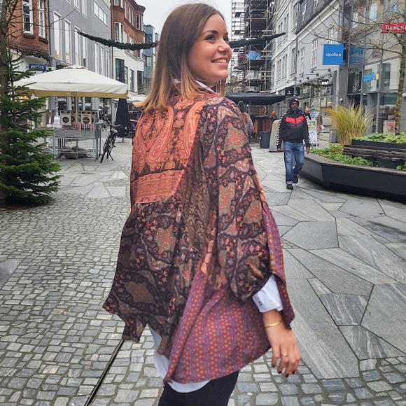 Black Colour - Black Colour Luna Asymmetrisk Kimono