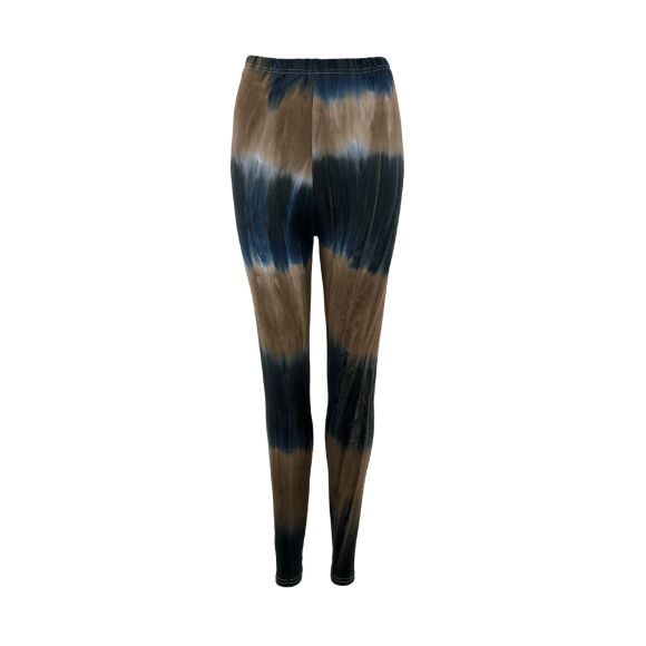 Black Colour - Black Colour Batik Leggings