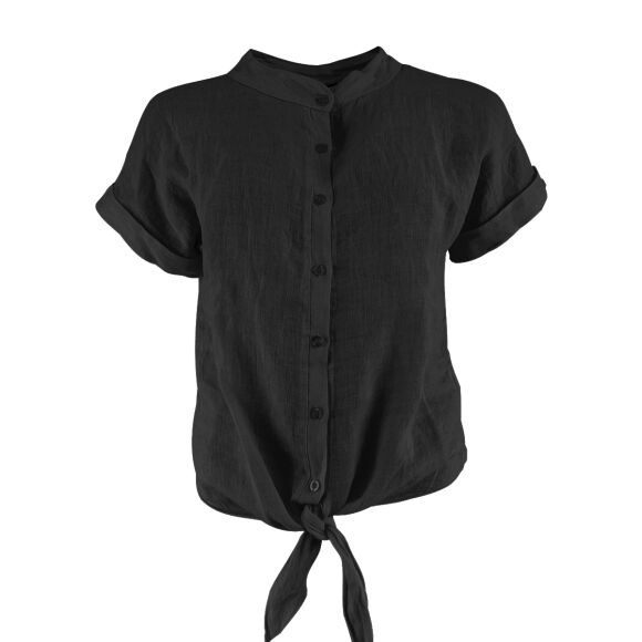 Black Colour - Black Colour Skjorte med Bindebånd