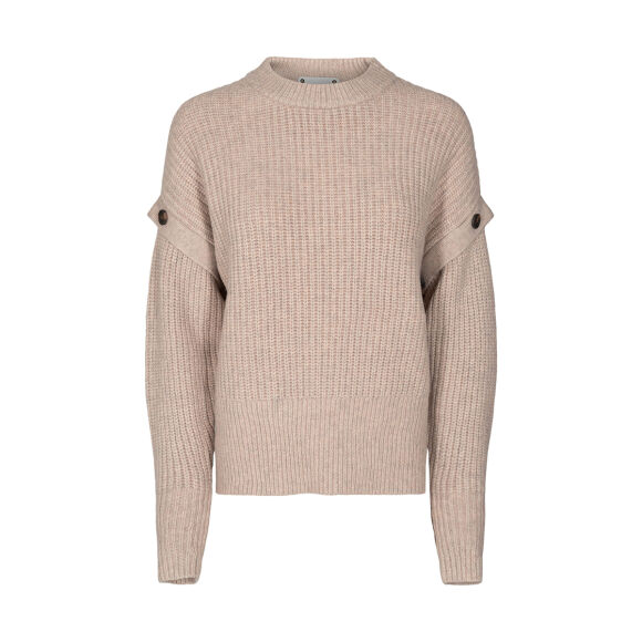 Co'couture - Co'couture Rowie Button Strik Pullover 