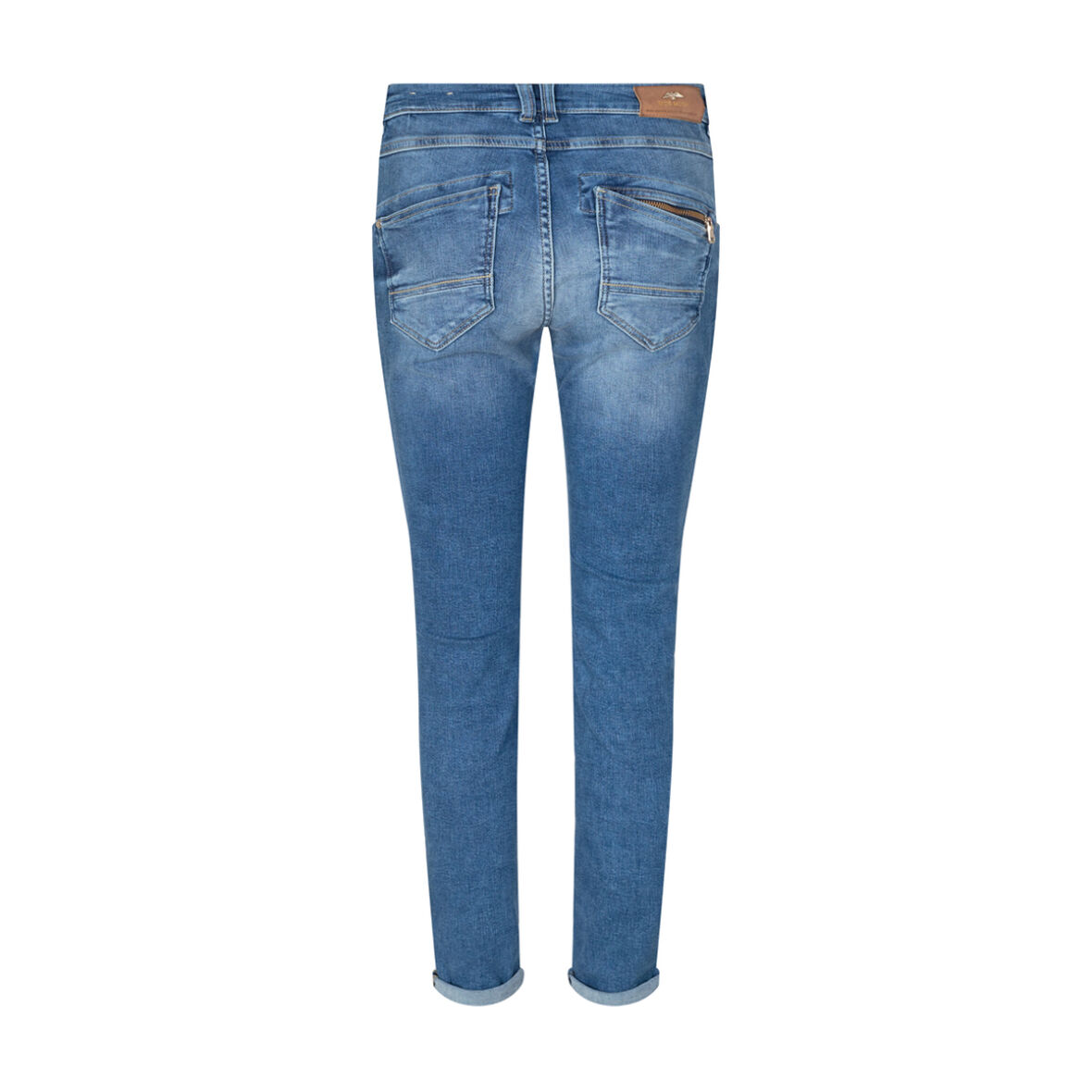 MOS MOSH - Naomi Wave Jeans Blue - - Fri Fragt Over