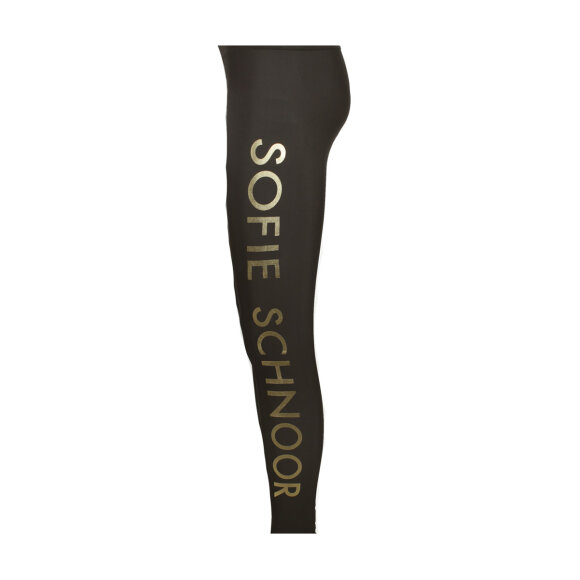 Sofie Schnoor - Sofie Schnoor Leggings M Guld Logo 