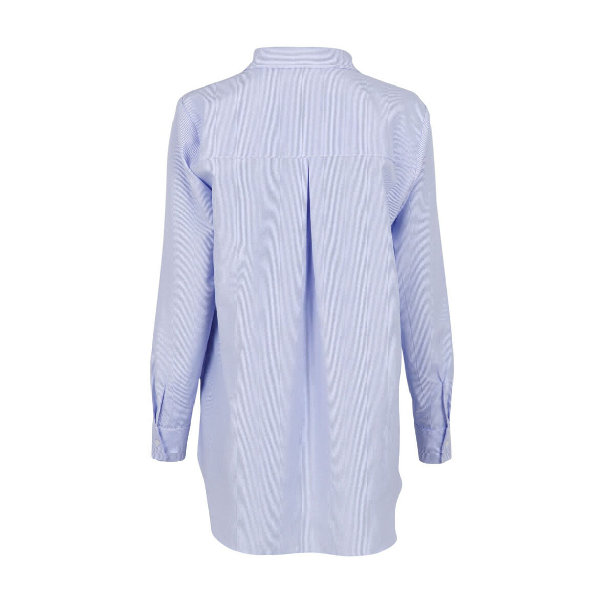 bevægelse Sommerhus narre NEO NOIR - Margit Mini Stribet Skjorte Light Blue 155817 - Jydepotten.dk -  Fri F