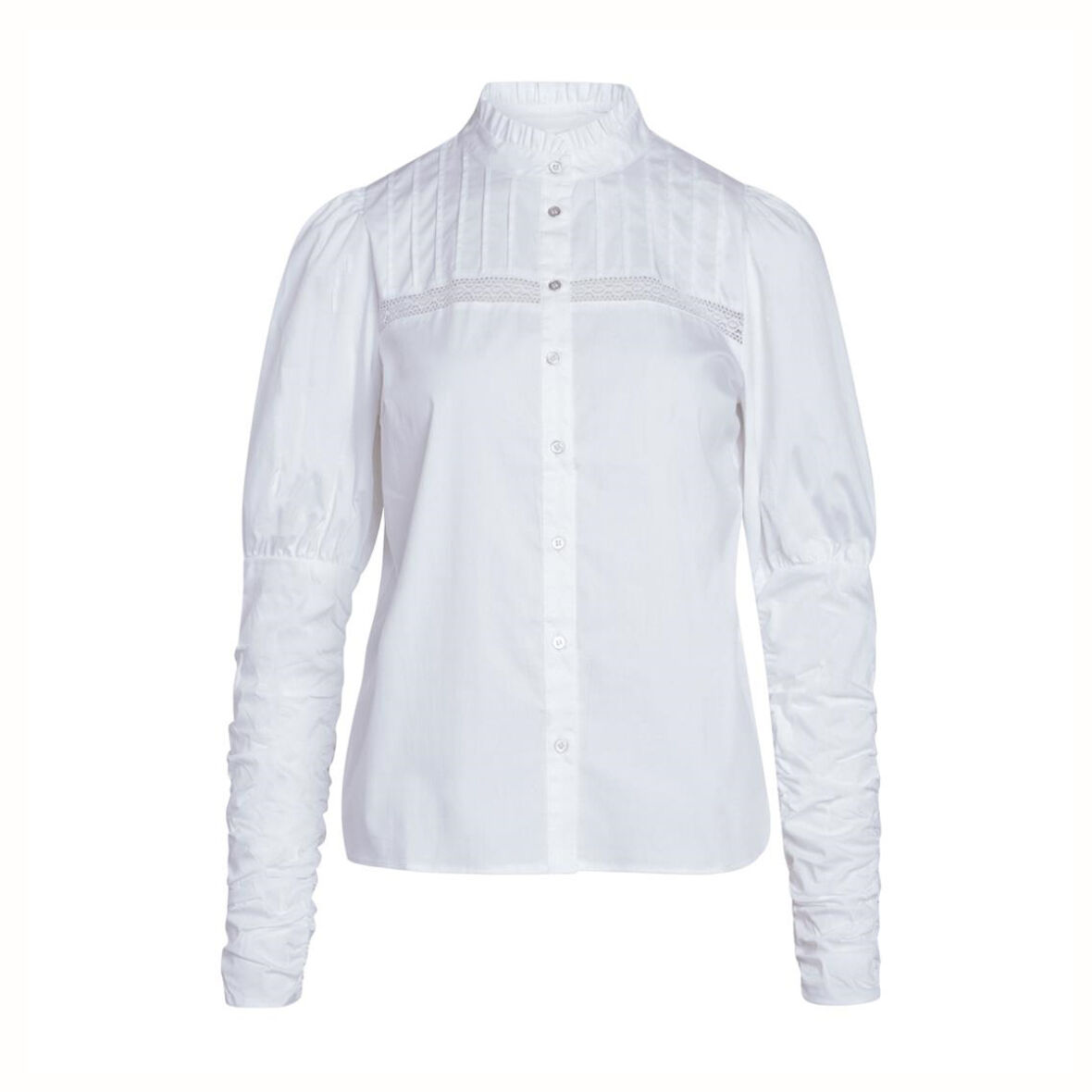 COCOUTURE - Sandy Pintuck Skjorte White -