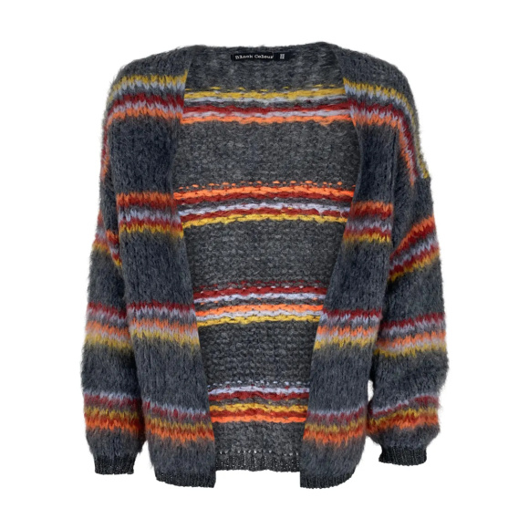 Black Colour - Black Colour Tailor Cardigan