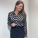 Continue - Continue Asta Dot Bluse Continue - Continue Asta Dot Bluse