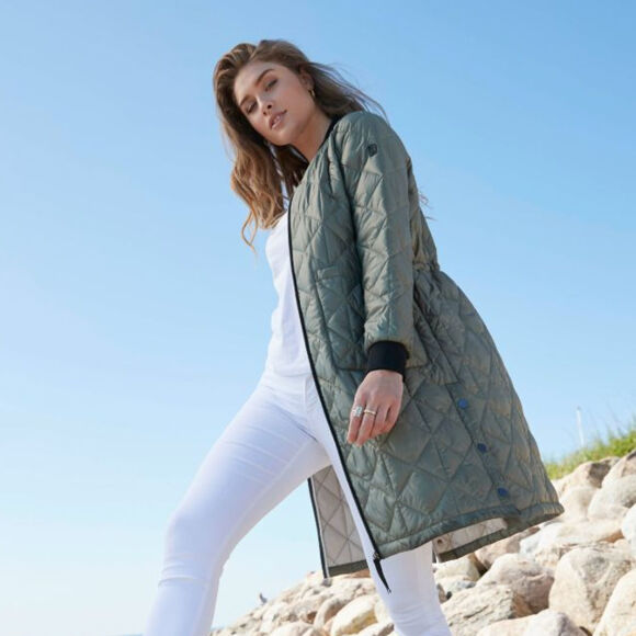 Etage - Etage Lang Quiltet Dunjakke