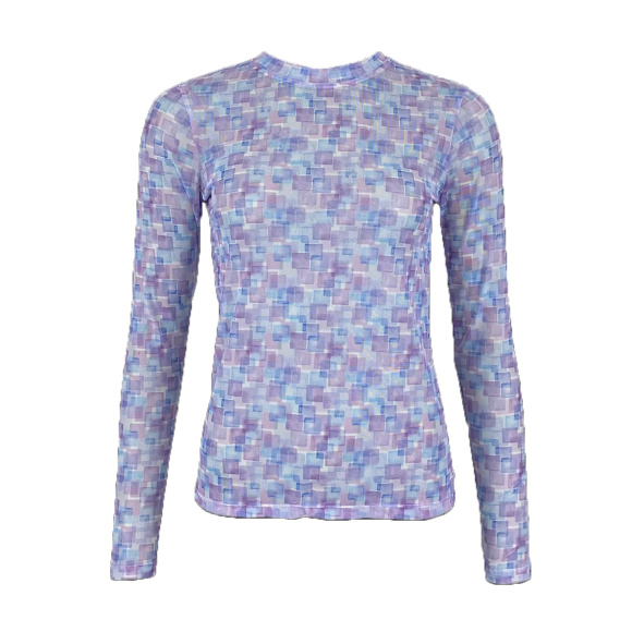 Black Colour - Black Colour Florence Mesh Bluse