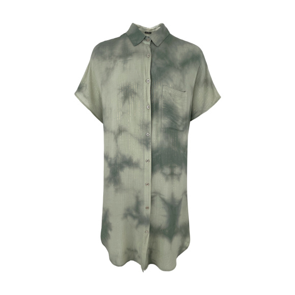 Black Colour - Black Colour Aysia Batik Lurex Skjorte