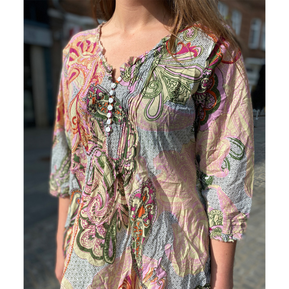 One Season San Miguel Poppy Bluse