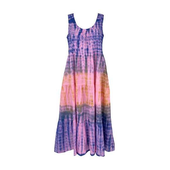 Black Colour - Black Colour Diaz Tie Dye Kjole