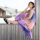 Black Colour - Black Colour Diaz Tie Dye Kjole