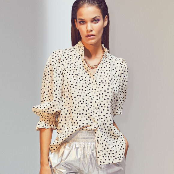 Co'couture - Co'Couture Dot Skjorte