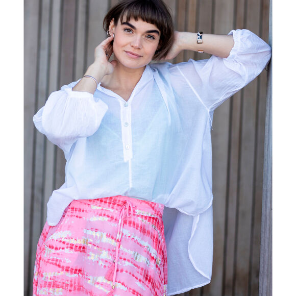 Black Colour - Black Colour Ollie Bluse