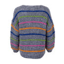 Black Colour - Black Colour Violet Chunky Cardigan Black Colour - Black Colour Violet Chunky Cardigan