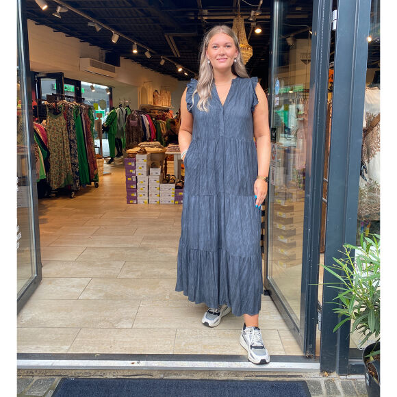 Co'couture - Co'couture Cold Dye S/S Floor Kjole