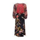 Black Colour - Black Colour Luna Multi V-neck Lang Kjole