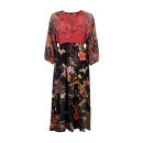 Black Colour - Black Colour Luna Multi V-neck Lang Kjole