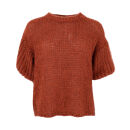 Black Colour - Black Colour Casey Puff Sleeve Jumper Black Colour - Black Colour Casey Puff Sleeve Jumper