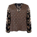 Black Colour - Black Colour Luna Kaftan Bluse Black Colour - Black Colour Luna Kaftan Bluse