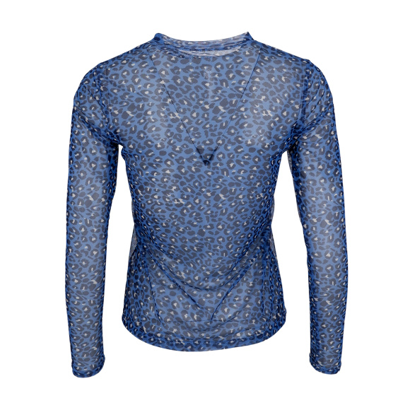 Black Colour - Black Colour Florence Mesh Bluse