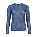 Black Colour - Black Colour Florence Mesh Bluse Black Colour - Black Colour Florence Mesh Bluse