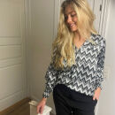 Continue - Continue Lecia Zig Zag Bluse Continue - Continue Lecia Zig Zag Bluse