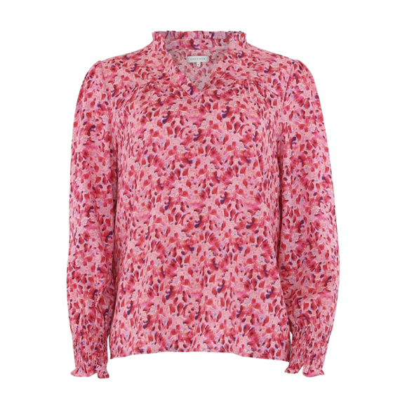 Continue - Continue Asta Soft Flower Bluse 