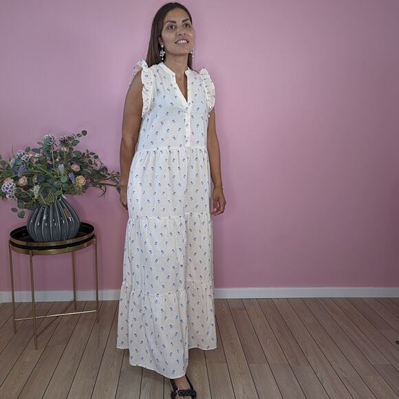 Co'couture - Co'couture Palm S/S Floor Kjole