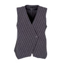 Black Colour - Black Colour Chicago Vest Black Colour - Black Colour Chicago Vest