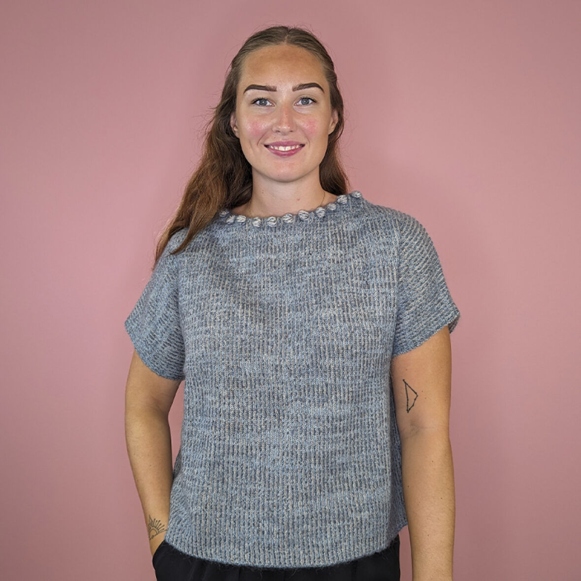 Gustav Coya Short Sleeve Cardigan, Quartz Pink main image 1