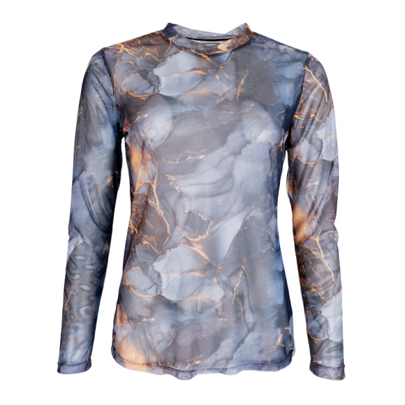 Black Colour - Black Colour Florence Mesh Bluse 