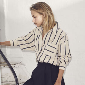 Co'couture Tessie Stripe Oversize Skjorte