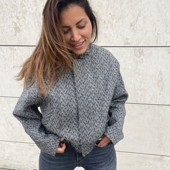 Co'couture - Co'couture Tweedy Bomber Jakke