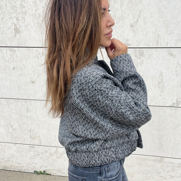 Co'couture - Co'couture Tweedy Bomber Jakke