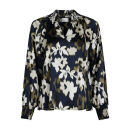 Neo Noir - Neo Noir Stone Faded Fall Bluse Neo Noir - Neo Noir Stone Faded Fall Bluse