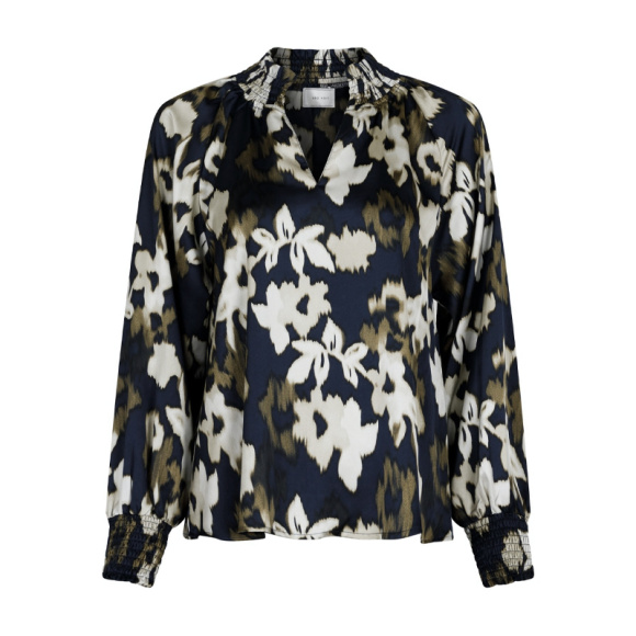 Neo Noir - Neo Noir Stone Faded Fall Bluse