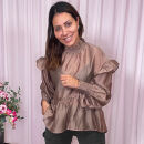 Co'couture - Co'couture Monique Frill Bluse Co'couture - Co'couture Monique Frill Bluse