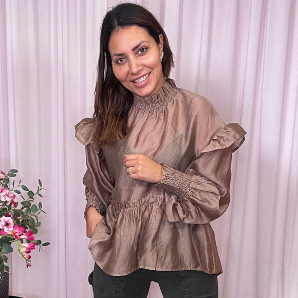 Co'couture - Co'couture Monique Frill Bluse