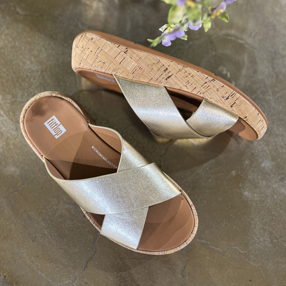 Fitflop Flatform Cross Slides Sandal