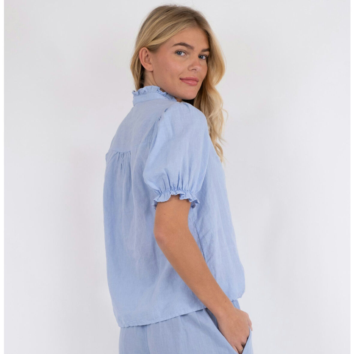 Neo Noir - Cludine Mesh Dress 166157 - 145 - Light Blue