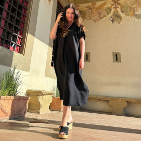 Black Colour Samos Kjole Black Colour Samos Kjole