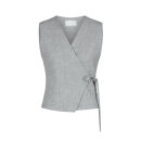 Neo Noir - Neo Noir Samara Wrap Vest Neo Noir - Neo Noir Samara Wrap Vest