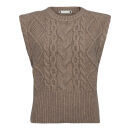 Co'couture - Co`couture Row Cable Zip Vest Co'couture - Co`couture Row Cable Zip Vest