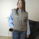 Co'couture - Co`couture Row Cable Zip Vest Co'couture - Co`couture Row Cable Zip Vest